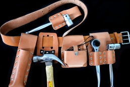 tool belt with tools