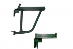 Metal Hopup Bracket Straight Arm Couplers Spigot